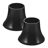 CIYODO 2個ポータブル傘キャップ アウトドア用傘修理部品 耐久性ゴム製カバーで雨や日差しを防ぐ 長杆用日傘交換パーツ