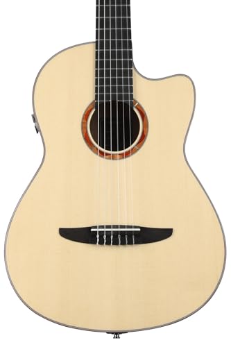 Image of Yamaha NCX5 NT Cutaway Acoustic-Electric Nylon-String Classical Guitar With Reinforced Carrying Bag , Natural