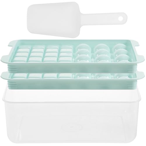Molde para cubos y bolas de hielo con tapa y pala miniatura 1