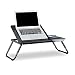 Produktbild Relaxdays 2X Laptoptisch höhenverstellbar, Knietisch klappbar, Betttablett neigbar, Knietablett, Betttisch, HBT: 41 x 75 x 35 cm