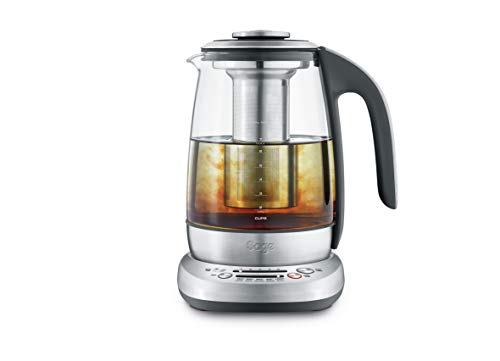 Sage Appliances the Sage Smart Tea Infuser C Teteras, Hervidor de cristal y acero inoxidable cepillado