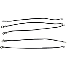 5PCS NTC Thermistor MF52D 103F3950 10K ohm 3950B 1%, Length 130mm, Temperature Sensor with ZH1.5 Terminal Round Shape M3 RNB2-3.2 Connector