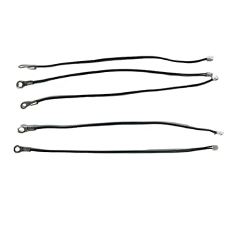 5PCS NTC Thermistor MF52D 103F3950 10K ohm 3950B 1%, Length 130mm, Temperature Sensor with ZH1.5 Terminal Round Shape M3 RNB2-3.2 Connector
