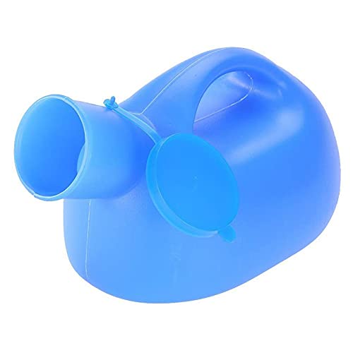 YNGJUENCP 2000ML Male Urinal,Portable Mens Potty,Pee Bottle Collector Travel Toilet (Blue)