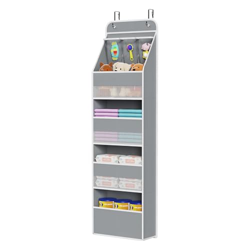 Univivi 5-Shelf Space Saving Door Storage Over Door...