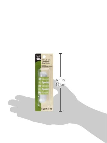 Amazon.com: Dritz 9346C Lightweight Elastic, Clear, 3/8-Inch