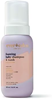 Evereden Foaming Baby Shampoo and Body Wash for Newborn 8.5 fl oz. | Clean and Unscented Baby Care | Natural and Plant Based | Non-toxic and Fragrance Free