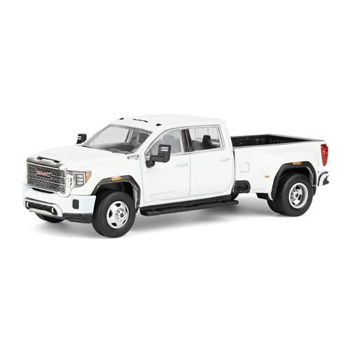 Replica 1:64 GMC Sierra 3500HD Denali Blanca miniatura 1