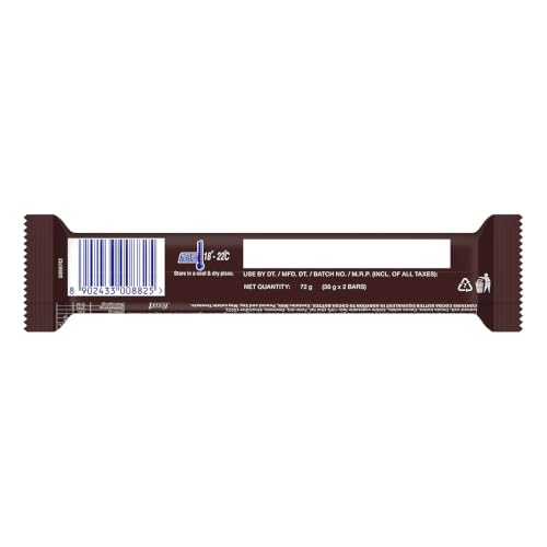 Image of Snickers Duo Peanut Filled Chocolate Bar, Two Bars Inside, Nutty Chocolate Bar.