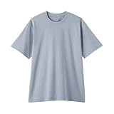 無印良品 紳士 天竺編みクルーネッ�