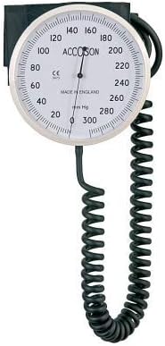 Accoson AC0342 Wall Version Aneroid Sphygmomanometer, 6"