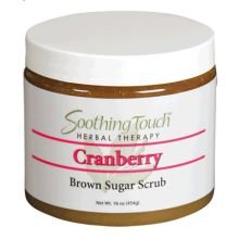 Brown Sugar Cranberry W67364C16 Soothing Touch gommage corporel exfoliant 16-Ounce