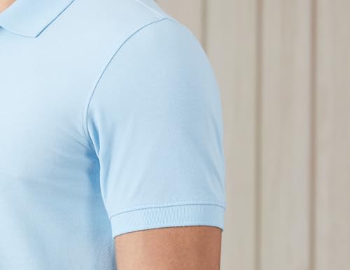 Image of Amazon Brand - Symbol Men's Cotton Rich Solid Polo Tshirt | Collar Tshirts | Half Sleeves | Plain-Regular Fit (Available in Plus Sizes and Combo Pack of 2)