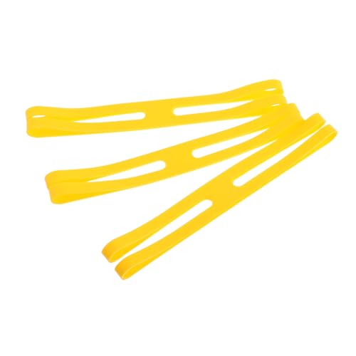 Mipcase Elasticity Band Straps 3pcs Rubber Fixing Bands User-Friendly for Lunch Box Grocery Bag Portable Storage