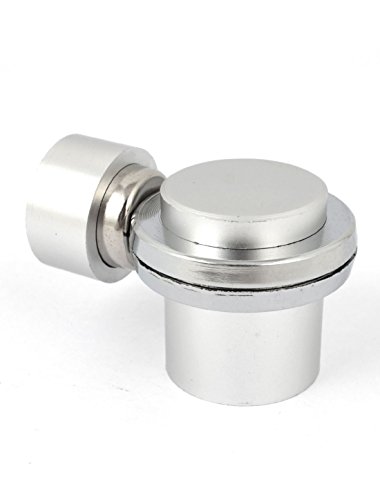 Tope de puerta con base redonda metálica y retenedor magnético de 29mm 3