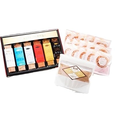 カツオ×カケル 枕崎スパイス6種ギフトBOX&本枯鰹節パック&鰹節パウダーB3-24