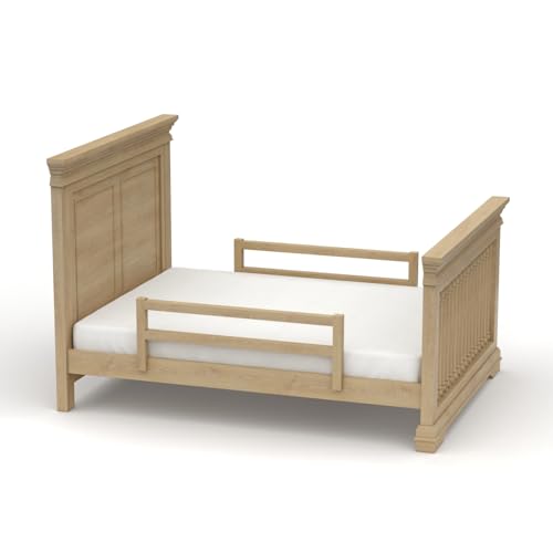 Image of CC KITS Safety Guard Rail for Baby, Kids, and Children - Solid Wood Safety Bed Rail for Toddlers - Easy Installation - Premium Protection for Bunk, Twin, Full, Queen and King Size Beds - (Natural)