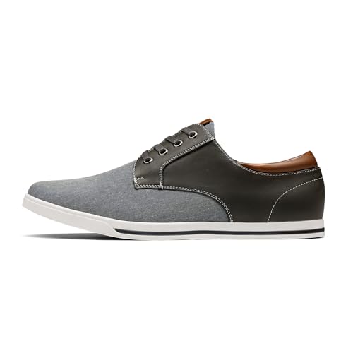 Bruno Marc Men's Oxfords Sneakers Casual Dress Shoes,Size 11,Grey,RIVERA-01