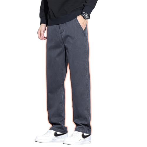 [W Wonyo] 裏起毛 パンツ メンズ ズボン 裏フリース 暖パン あったか イージー スラックス レギュラーフィット セミワイドパンツ 防寒 蓄熱 冬服 ストレートパンツ 伸びる 無地 ボトムス 寒さ対策 ラウンジぱんつ ビジネスカジュアル ずぼん レジャー トラウザーズ 定番 大人 かっこいい服 通勤 通学 旅行 秋 冬 charcoal M