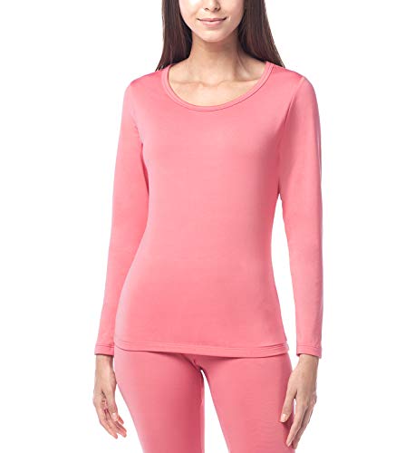 LAPASA Camiseta Térmica para Mujer -Brushed Back Fabric Technique- L15