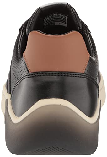 Mark Nason Los Angeles Men's Classic New Cup Striped Gore Lace Up Sneaker, Blk, 8 #TOP2