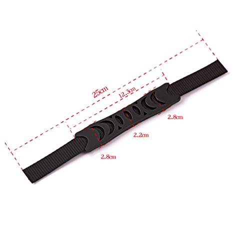 Image of 4 Pcs Luggage Handle Strap Replacement Carry Handle for Luggage Suitcase, Black