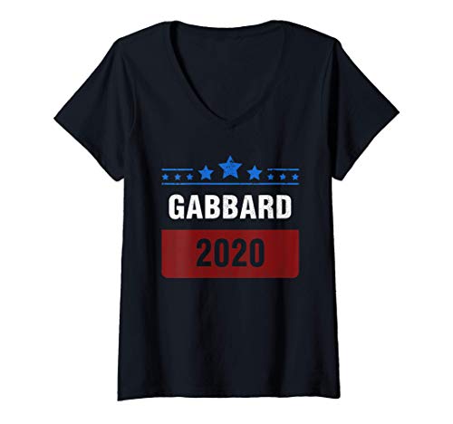 Mujer Elección presidencial de Tulsi Gabbard Vintage Camiseta Cuello V