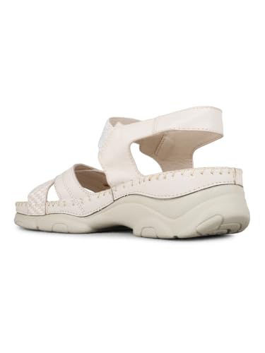 Image of Inc.5 Womens Beige Casual Solid Round Toe Sandals