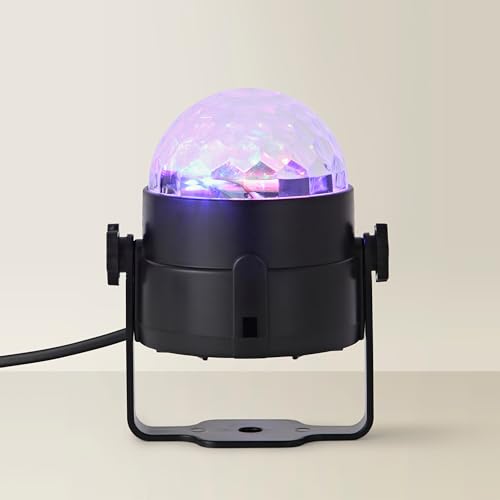 ValueLights | Disco Ball Party Light Projector Lamp LED Colour Changing Disco Lights, USB Powered with Remote Control | Novelty & Home Improvements Essential