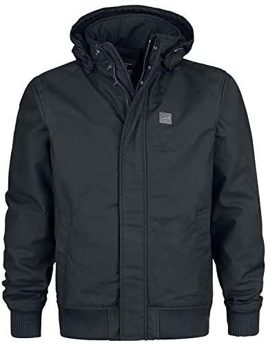 Vintage Industries Hudson Jacket Männer Winterjacke schwarz M 65% Polyester, 35% Baumwolle Basics Cover