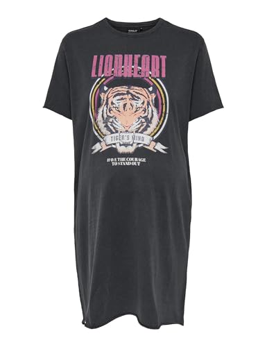 ONLY Maternity Damen Olmlucy Life S/S Animal Dress JRS Noos, Phantom, L