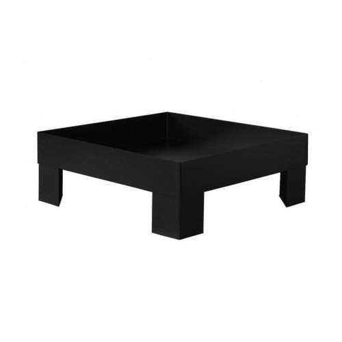 Feuerkorb Feuerschale Pan 6 Garten Gartenfeuer 60 70 80 cm Schwarz Pflanzenschale Terrassenfeuer Auswahl-Pan6-Schwarz E00131-80cm