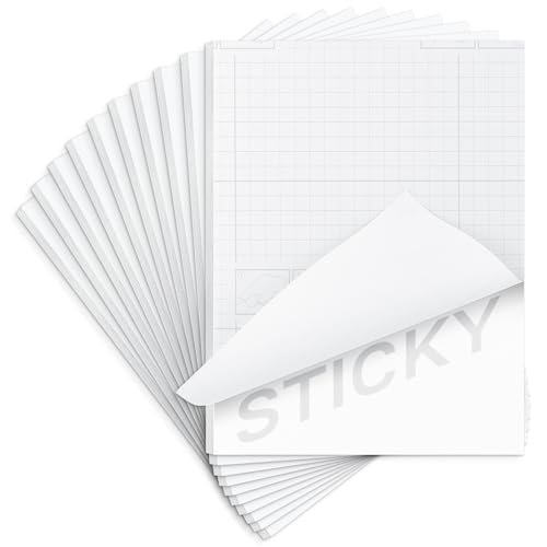 Golden State Art, 9x12 One Side Self Adhesive White Foam Boards 10 Pack 3/16