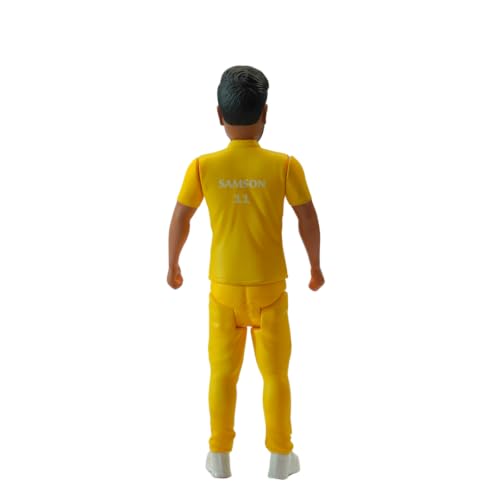 Image of Action Figure, IPL Edition 360 Rotatable Head, Cricket Player for Fans & Collectors (7 Inch Sanju Samson CSK)