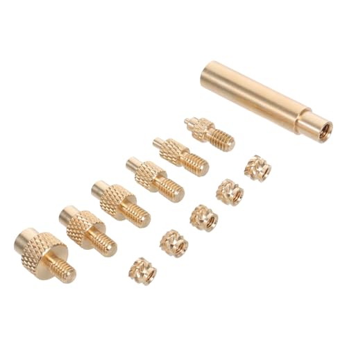 PartyKindom 3d Printer Threaded Insert Press Tool Kit, Copper M3 Nut Insert Tool with High Pressure Design, Wide Compati