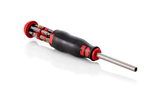 Würth Tournevis Chargeur Tournevis avec bits dans la poignée avec 12 embouts très pratique. Lame ronde avec aimant neuf