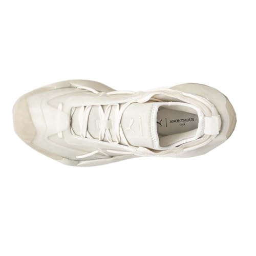 PUMA Mens Plexus Vinyl X Anonymous Club Lace Up Sneakers Shoes Casual - Off White4