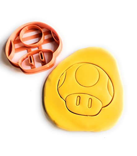 T3D Mario Bros Toad Head Cookie Cutter, 1 Piece, Green,...