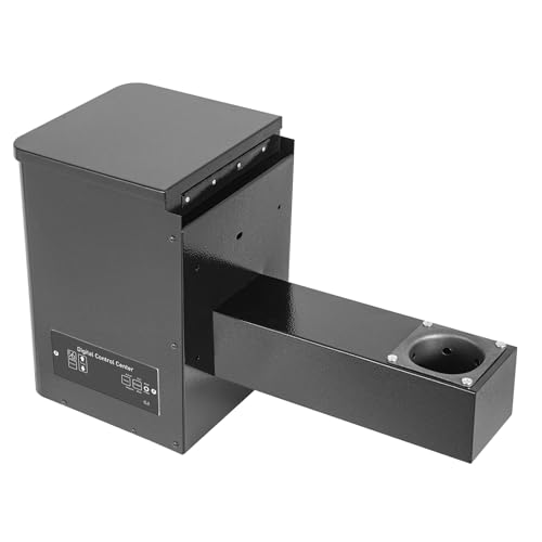 Digital Computerized Temperature Controller Pellet Grill Parts, Push Button Digital Temperature Controller BBQ Smoker Hopper Assembly Kit for Grilling, Baking, Garden Grilling