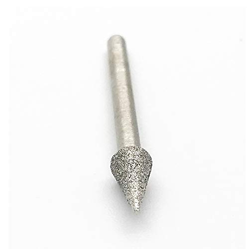 Puntas diamantadas cónica 3x5mm 10 piezas miniatura 4
