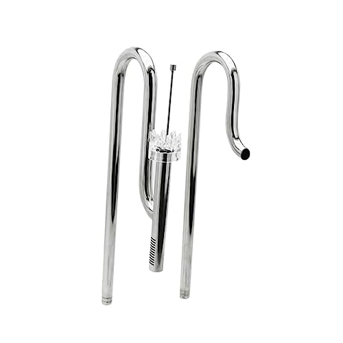 BESPORTBLE 入口 出口 水 入口出口水パイプ 水槽フィルター 水槽の蓋 リリーパイプスキマー ウォーターポンプ 池フィルター 撒水ホース 水族館の水 水槽の水 ステンレス水 Silver