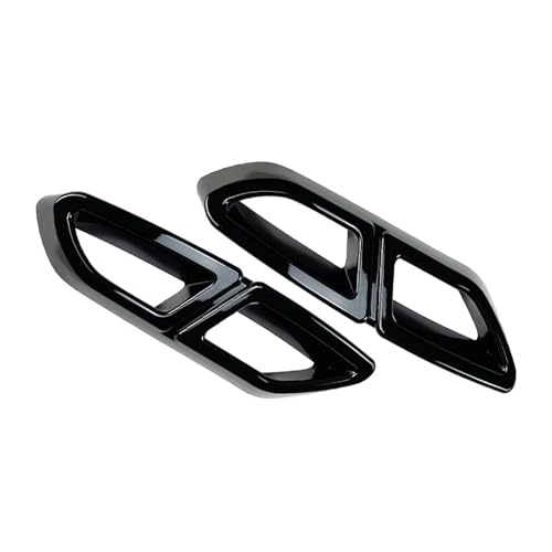 Cubierta de escape para Passat B8 2016-2019, moldura de silenciador trasero en fibra de carbono 5