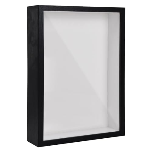 3D Bilderrahmen zum Befüllen, 3D Tief Objektrahmen A4, Schattenbox Vitrine...
