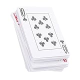 CTIRCHIU 大判点字トランプ ブラ対応触覚マーク付き 携帯便利 シニアや視覚障がい者向け多機能ゲームカード