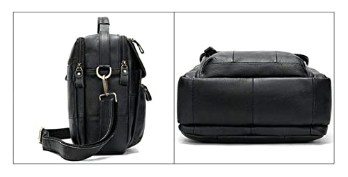 CcacHe Small Vintage Messenger Handbag, Small Vertical Business Briefcase Protective Tablet Crossbody Handbag3