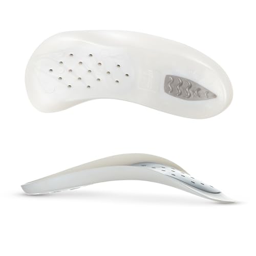 WalkFit Platinum Foot Orthotics Plantar Fasciitis Arch Support Insoles Relieve Foot Back Hip Leg and Knee Pain Improve Balance Alignment (Men 9-9.5 / Women 10-10.5)