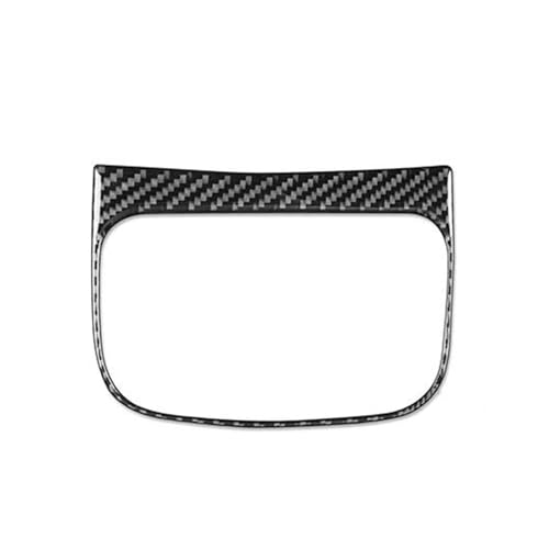 センターコンソールストリップ For K3 for Forte for Cerato 2019 2020 2021 Car Interior Rear Air Outlet Panel Sticker Accessories(Carbon Black)