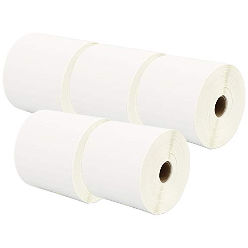 5 Compatibles Rollos 100mm x 150mm Etiquetas térmica directa para Zebra GK420d GK420t GC420d GX420d GX420t GC420t GX430t GT800 LP2844 TLP 2844 Citizen CL S521 CL S621 CL S631 (500 Etiquetas por Rollo)