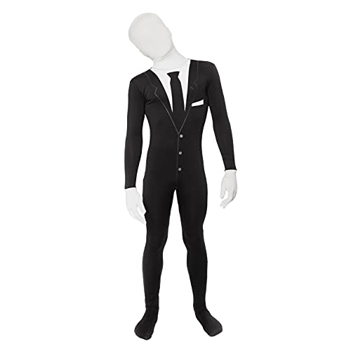 Morphsuits Slenderman Kids Monster Urban Legend Costume - Medium 3'6-3'11 / 8-10 Years (105cm - 119cm) (KPSMM)