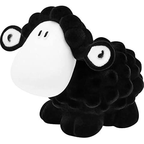 Sheepworld Wackelschaf Motiv Ohne Dich ist Alles doof: Mit beweglichem Kopfteil, Schwarz Cover